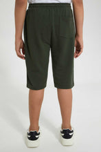 تنزيل الصورة على معرض الصور، Redtag-Olive-Pique-Active-Short-Active-Shorts-Senior-Boys-9 to 14 Years