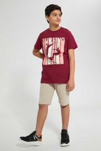 Load image into Gallery viewer, Redtag-Beige-Pique-Active-Short-Active-Shorts-Senior-Boys-9 to 14 Years