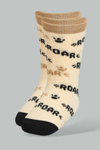 Load image into Gallery viewer, Redtag-Yellow-Tiger-Print-4-Pack-Socks-(Full-Length)-Full-Length-Infant-Boys-3 to 24 Months
