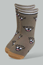 Load image into Gallery viewer, Redtag-Yellow-Tiger-Print-4-Pack-Socks-(Full-Length)-Full-Length-Infant-Boys-3 to 24 Months