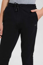تنزيل الصورة على معرض الصور، Redtag-Black-Pique-Active-Pants-Joggers-Senior-Boys-9 to 14 Years