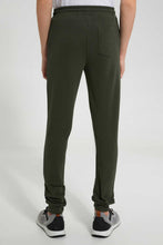 Load image into Gallery viewer, Redtag-Olive-Pique-Active-Pants-Joggers-Senior-Boys-9 to 14 Years