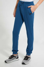 تنزيل الصورة على معرض الصور، Redtag-Indigo-Pique-Active-Pants-Joggers-Senior-Boys-9 to 14 Years
