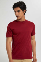 Load image into Gallery viewer, Burgundy Solid T-Shirt