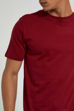 Load image into Gallery viewer, Burgundy Solid T-Shirt