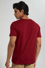 Load image into Gallery viewer, Burgundy Solid T-Shirt
