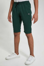 Load image into Gallery viewer, Redtag-Olive-Pull-On-Trouser-Short-Chino-Shorts-Senior-Boys-9 to 14 Years