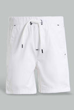 تنزيل الصورة على معرض الصور، Redtag-White-Trouser-Pull-On-Short-Pull-On-Shorts-Infant-Boys-3 to 24 Months
