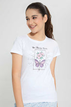 تنزيل الصورة على معرض الصور، Redtag-White-Basic-T-Shirt-Graphic-T-Shirts-Senior-Girls-9 to 14 Years