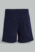 تنزيل الصورة على معرض الصور، Redtag-Navy-Trouser-Pull-On-Short-Pull-On-Shorts-Infant-Boys-3 to 24 Months