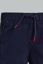 تنزيل الصورة على معرض الصور، Redtag-Navy-Trouser-Pull-On-Short-Pull-On-Shorts-Infant-Boys-3 to 24 Months