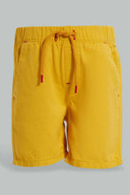 تنزيل الصورة على معرض الصور، Redtag-Mustard-Trouser-Pull-On-Short-Pull-On-Shorts-Infant-Boys-3 to 24 Months