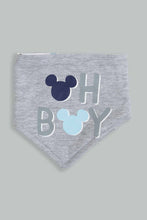 تنزيل الصورة على معرض الصور، Redtag-Grey-And-White-Mickey-Mouse-4-Piece-Pack-Gift-Box-Gift-Sets-Baby-0 to 12 Months