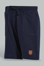 Load image into Gallery viewer, Redtag-Navy-Active-Short-Active-Shorts-Infant-Boys-3 to 24 Months