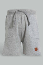 تنزيل الصورة على معرض الصور، Redtag-Mid-Grey-Active-Short-Active-Shorts-Infant-Boys-3 to 24 Months