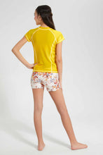 Load image into Gallery viewer, Redtag-Blue-Sets-Swimwear-Category:Swimwear,-Colour:Blue,-Filter:Senior-Girls-(9-to-14-Yrs),-GSR-Swimwear,-New-In,-New-In-GSR,-Non-Sale,-S22D,-Section:Kidswear-Senior-Girls-9 to 14 Years