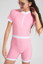 Load image into Gallery viewer, Redtag-Pink-Swimsuit-Category:Swimwear,-Colour:Pink,-Filter:Senior-Girls-(9-to-14-Yrs),-GSR-Swimwear,-New-In,-New-In-GSR,-Non-Sale,-S22D,-Section:Kidswear-Senior-Girls-9 to 14 Years