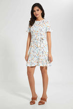 تنزيل الصورة على معرض الصور، Redtag-Assorted-Floral-Print-Short-Sleeve-Dress-Dresses-Women's-