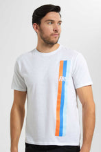 Load image into Gallery viewer, Redtag-White-Graphic-T-Shirt-Graphic-T-Shirts-Men's-