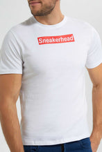 Load image into Gallery viewer, Redtag-White-Graphic-T-Shirt-Graphic-T-Shirts-Men's-