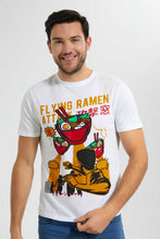 Load image into Gallery viewer, Redtag-White-Graphic-T-Shirt-Graphic-T-Shirts-Men's-