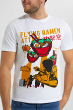 Load image into Gallery viewer, Redtag-White-Graphic-T-Shirt-Graphic-T-Shirts-Men's-