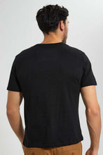 Load image into Gallery viewer, Redtag-Black-Graphic-T-Shirt-Graphic-T-Shirts-Men's-
