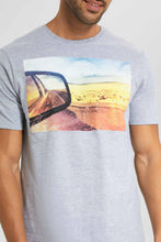 تنزيل الصورة على معرض الصور، Redtag-Grey-Graphic-T-Shirt-Category:T-Shirts,-Colour:Grey,-Filter:Men's-Clothing,-Men-T-Shirts,-New-In,-New-In-Men-APL,-Non-Sale,-RMD-add,-S22C,-Section:Men,-TBL-Men's-