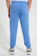 Load image into Gallery viewer, Redtag-Blue-Mel-Table-Active-Pant-Joggers-Senior-Boys-9 to 14 Years