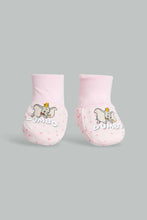 تنزيل الصورة على معرض الصور، Redtag-Pink-Dumbo-Mittens-&-Booties-Set-Category:Booties,-Colour:Pink,-Filter:Baby-(0-to-12-Mths),-NBG-Booties,-New-In,-New-In-NBG-APL,-Non-Sale,-S22C,-Section:Kidswear-Baby-0 to 12 Months
