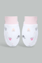 Load image into Gallery viewer, Redtag-Pink-Minnie-Mouse-Mittens-&-Booties-Set-Category:Booties,-Colour:Pink,-Filter:Baby-(0-to-12-Mths),-NBG-Booties,-New-In,-New-In-NBG-APL,-Non-Sale,-S22C,-Section:Kidswear-Baby-0 to 12 Months