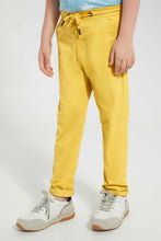 Load image into Gallery viewer, Redtag-Yellow-Pullon-Trouser-With-Waistband-Chino-Trousers-Boys-2 to 8 Years