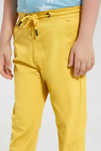 Load image into Gallery viewer, Redtag-Yellow-Pullon-Trouser-With-Waistband-Chino-Trousers-Boys-2 to 8 Years