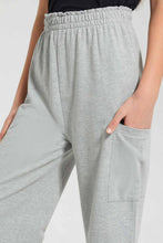 تنزيل الصورة على معرض الصور، Redtag-Grey-Melange-Capri-With-Side-Pocket-Capris-Senior-Girls-9 to 14 Years