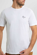 Load image into Gallery viewer, Redtag-White-T-Shirt-With-Chest-Print-Graphic-T-Shirts-Men's-