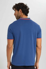 Load image into Gallery viewer, Redtag-Blue-Polo-With-Tipping-Category:Polo-T-Shirts,-Colour:Blue,-Filter:Men's-Clothing,-Men-T-Shirts,-New-In,-New-In-Men-APL,-Non-Sale,-RMD-add,-S22C,-Section:Men,-TBL-Men's-
