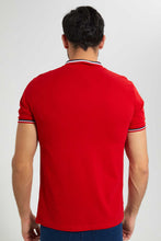 Load image into Gallery viewer, Redtag-Red-Polo-With-Tipping-Polo-Shirts-Men's-