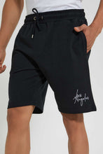 Load image into Gallery viewer, Redtag-Black-Signature-Short-Active-Shorts-Men's-