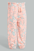 Load image into Gallery viewer, Redtag-Coral-Multi-Colour-Printed-Harem-Harem-Pants-Infant-Girls-3 to 24 Months