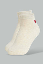 Load image into Gallery viewer, Redtag-Assorted-Heart-Printed-Ankle-Socks-(5-Pack)-Ankle-Socks-Women's-