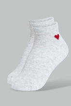 Load image into Gallery viewer, Redtag-Assorted-Heart-Printed-Ankle-Socks-(5-Pack)-Ankle-Socks-Women's-