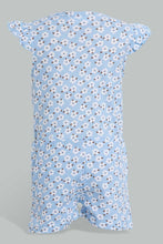 Load image into Gallery viewer, Redtag-Blue-Printed-Jumpsuit-Jumpsuits-Infant-Girls-3 to 24 Months
