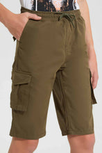 تنزيل الصورة على معرض الصور، Redtag-Olive-Keyshape-Short-Chino-Shorts-Senior-Boys-9 to 14 Years