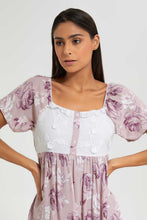 Load image into Gallery viewer, Redtag-Pale-Pink-Floral-Printed-Nightgown-Nightgowns-Women's-
