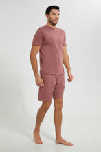 Load image into Gallery viewer, Redtag-Burgandy-Pyjama-Sets-Pyjama-Sets-Men's-