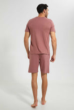 Load image into Gallery viewer, Redtag-Burgandy-Pyjama-Sets-Pyjama-Sets-Men's-