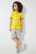 Load image into Gallery viewer, Yellow Palm Tree Print Shirt