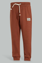 تنزيل الصورة على معرض الصور، Redtag-Brown-And-Navy-Track-(2-Pack)-Joggers-Infant-Boys-3 to 24 Months