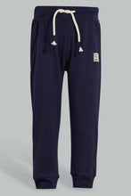 تنزيل الصورة على معرض الصور، Redtag-Brown-And-Navy-Track-(2-Pack)-Joggers-Infant-Boys-3 to 24 Months