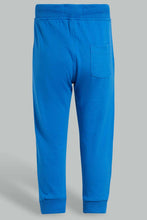 تنزيل الصورة على معرض الصور، Redtag-Blue-And-Grey-Track-(2-Pack)-Active-Pants-Infant-Boys-3 to 24 Months